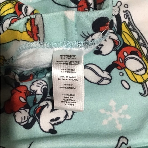 Disney 100 Pajama Top - Red, Yellow, Blue, White - Picture 9 of 9